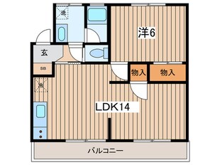 マロンプレーンBの物件間取画像